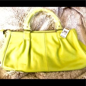 TALBOTS LEATHER HANDBAG